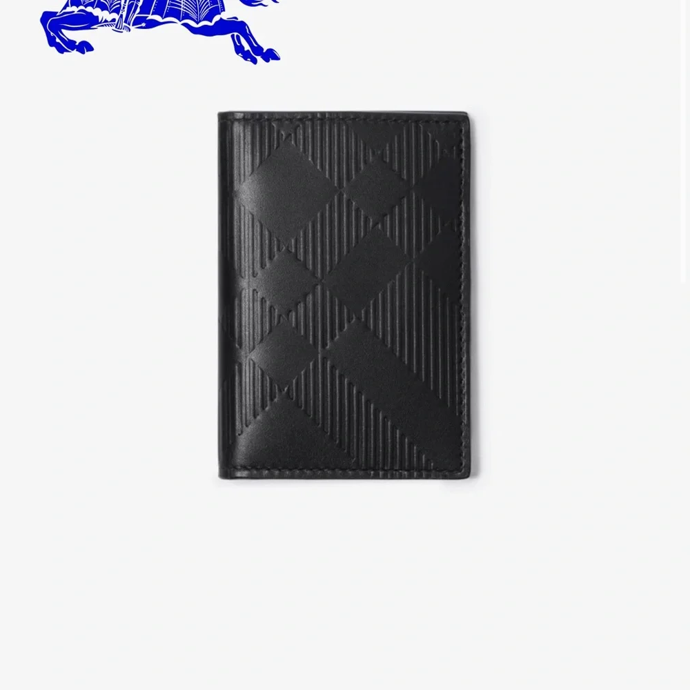 Burberry Embossed Leather Card Case - Picture 5 of 5